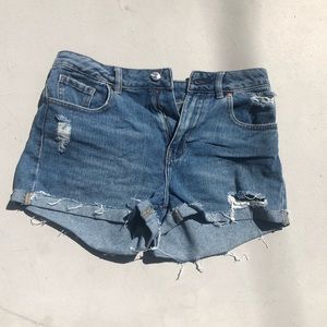 Pacsun High Waisted Jean Shorts